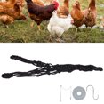 thumbnail image 1 of Bolsa De Red Para Comedero De Pollos, Soporte Para Frutas Para Aves De Corral, Fuerte, Buena Carga, Conveniente Para Atraer Pollos Con 2 Ganchos Para Gallina, Gallo, Loros, 1 of 7