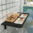 thumbnail image 5 of YYAo 31.5 x 23.5 Inch Wall Mounted Folding Table for Small Spaces-Black, 5 of 12