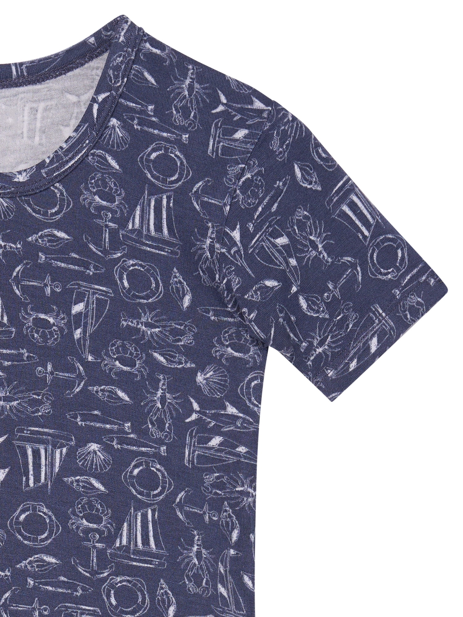 Modern Moments by Gerber Toddler Neutral Super Soft Americana Pajama Short Set, 2-Piece, Sizes 12M-5T