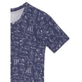 thumbnail image 3 of Modern Moments by Gerber Toddler Neutral Super Soft Americana Pajama Short Set, 2-Piece, Sizes 12M-5T, 3 of 11
