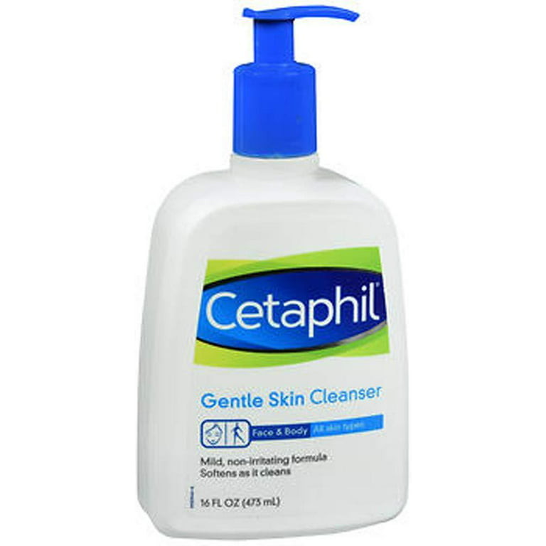 Face Wash by Cetaphil, Hydrating Gentle Skin Cleanser for Dry to