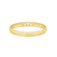 thumbnail image 2 of Floreo 10k Yellow Gold 8mm Classic Satin Finish Textured Flex Bangle Bracelet, 2 of 3