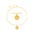 thumbnail image 1 of Gold Sculptural Zodiac Sign Pendant Necklace Set, 1 of 5