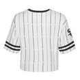 thumbnail image 3 of Girls Youth White Chicago White Sox Ball Striped T-Shirt, 3 of 3
