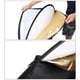 thumbnail image 2 of 5-in-1 Collapsible Reflector Kit Round Reflector, 110 cm Diameter, Gold, Silver, White, Black, 2 of 5