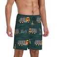thumbnail image 2 of Naloa Big Machine Men's Short Pajama Pants, Lounge Comfort Shorts with Elasticized Waistband and Side Pockets - 4X-Large, 2 of 9