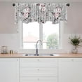 thumbnail image 5 of 54x18 Inches Green Misty Forest Window Treatment Valance Tree Mountain Kitchen Blackout Drapes Bathroom Bedroom Living Room Polyester Fabric Curtains Decorations Supplies, 5 of 6
