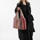 thumbnail image 3 of Bolso Hombro Bandolera Lona A Rayas Bohemia para Mujeres Y Niñas, 3 of 7