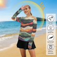 thumbnail image 5 of FORMRS Womens Long Sleeve Shirts UPF 50+ Sun Protection Quick Dry Fishing Hiking Tops, Size S-2XL, Artistic Desert Pattern, 5 of 8