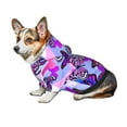 thumbnail image 7 of Salouo Flying Butterflies Pattern Small Dog Hoodie Sweatshirts Dog Clothes Coat Clothing Puppy Sweater Outfit Pullover Pet Winter Coat Sweater Outfit-X-Large, 7 of 7