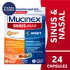 Mucinex Sinus-Max Day & Night Multi-Symptom Sinus Relief Medicine, 24 Liquid Gels, Combo Pack,