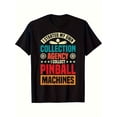 thumbnail image 1 of Retro Pinball Game, Pinball Player, Pinball Machine, Pinball T-shirt, Game Player Gift 220g, 1 of 5