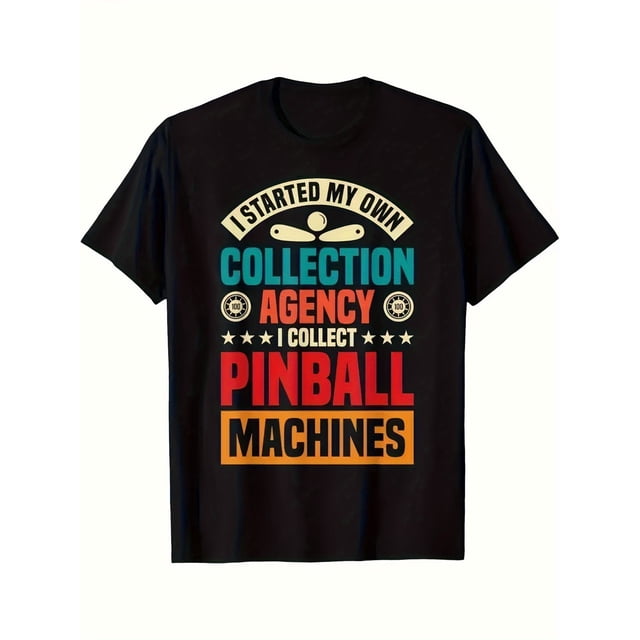 Retro Pinball Game, Pinball Player, Pinball Machine, Pinball T-shirt, Game Player Gift 220g