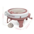 thumbnail image 2 of Knitting Machine, 22/40 Needles King Size Smart Weaving Loom Knitting Round Loom, Knitting Board Rotating Double Knit Loom Machine, DIY Knitting Loom Machines Weaving Loom Kit, Christmas Gifts, 2 of 12