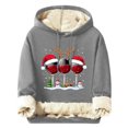 thumbnail image 2 of Sudadera con capucha para hombre, informal, a la moda, con estampado, de manga larga, con bolsillo, de poliéster, 2 of 4