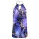 thumbnail image 4 of Vestido estampado casual con cuello halter y cuello en V sin mangas para mujer Pompotops ghjkhdj2764, 4 of 4