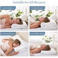 thumbnail image 2 of Memory Foam Pillow for Neck Pain Relief – 3-Layer 5-Level Height Adjustable (Loft 1-6″), Cervical Ergonomic Cooling Tencel Cover High Loft Support for Side/Back/Stomach Sleepers, Queen, 2 of 4