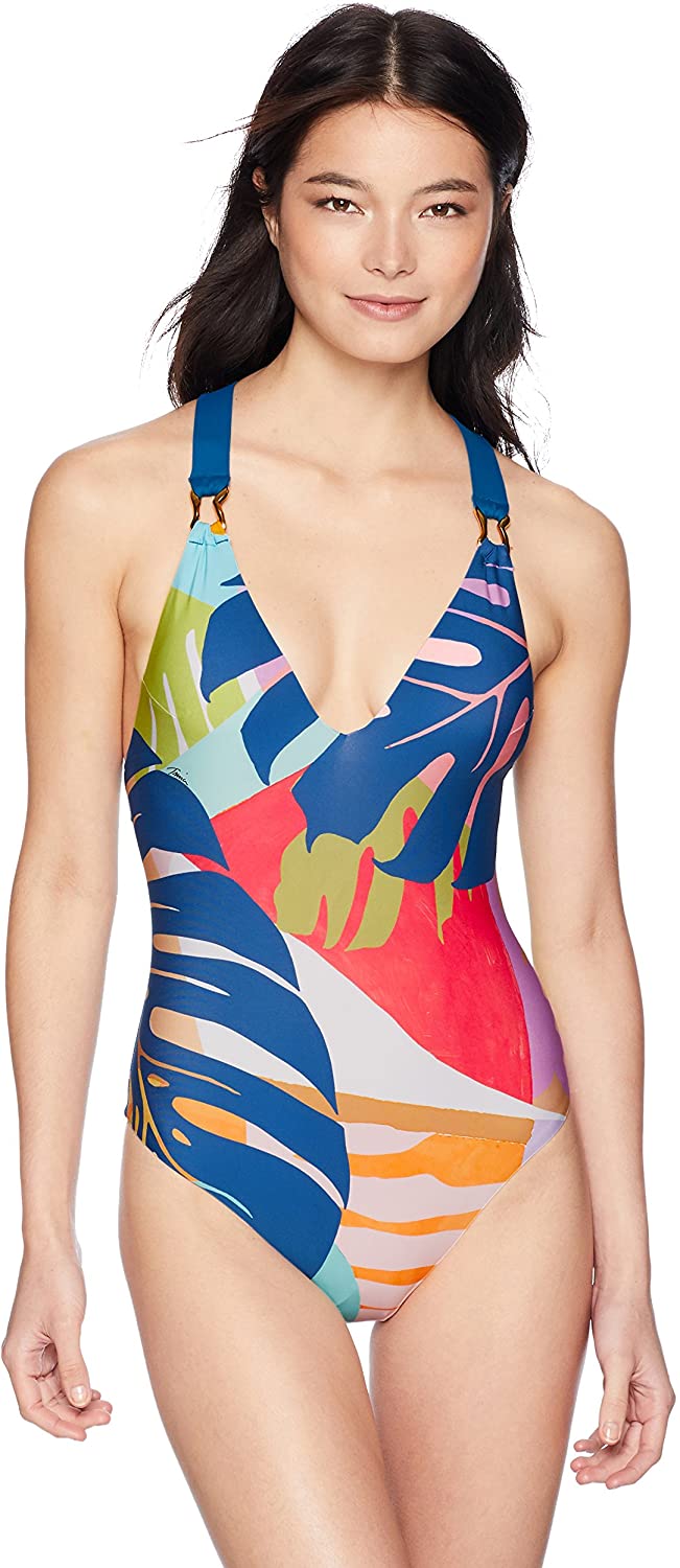 blue and red swimsuit