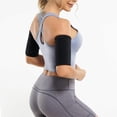 thumbnail image 4 of Soidarity Recortadores de brazos para mujeres Sauna Bandas de sudor Brazo ajustable Entrenador de brazos Mangas de tóner para entrenamiento deportivo Ropa Deportiva, Zapatos Plata Soidarity OD015010-02, 4 of 6
