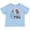 AE-Light Blue, variant on Moo Moo I'm 2 with Cute Holstein Cows Boys or Girls Baby T-Shirt