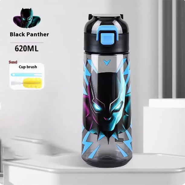 Marvel Anime Peripheral Water Cup Direct Drinking Summer Boys School Special Anti Drop Tritan Plastic Water Bottle Peripheral