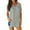 Grey, variant on Womens Tops on Sale, Women's Summer V Neck Short Sleeve Loose Fit T Shirt With Arc Hem Large Size Solid Color Casual Shirts for Women Blouses for Women Dressy Casual Yellow XXXXL