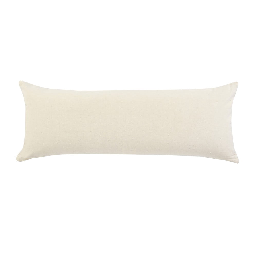 Ox Bay 14" x 36" Hand-stitched Red/ White Stripe Organic Cotton Pillow Cover