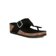 thumbnail image 1 of Women T-Strap Open Toe Cork Footbed Slide Sandal 18637, 1 of 6