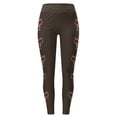 thumbnail image 3 of WILLBEST Leggings de Yoga de Cintura Alta con Estampado Navideño para Mujer, Cómodos, Elásticos Y Deportivos, 2101 Extra Grande, 3 of 4