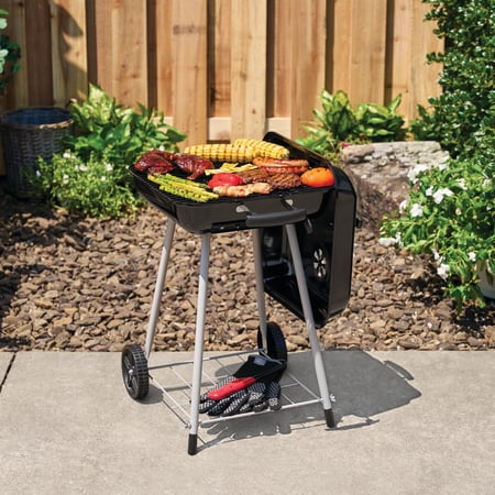 EXPERT GRILL 17.5 INCH CHARCOAL GRILL WITH WHEELS AND ADJUSTABLE DAMPERS