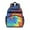 Colorful Tie Dye, variant on Colorful Tie Dye Pattern Backpack for School,Cute School Bag,Schoolbag with Adjustable Shoulder Straps & Padded Back,15.25"x11.5"x5.25"