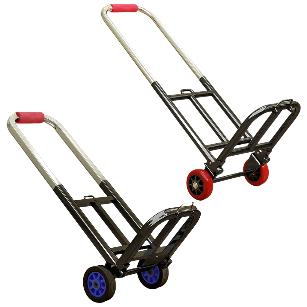 Multipurpose Folding Hand Truck Cart with Stable Wheels for Various Terrains