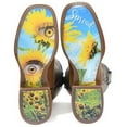 thumbnail image 2 of Women's Tin Haul Petals Boots with Sunshine Sole Handcrafted Brown, 2 of 3