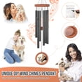 thumbnail image 6 of AutoWT Pet Memorial Wind Chimes - 30" Personalized Dog Cat Photo Gifts with Bracelets Greeting Card, 6 of 9
