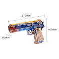 thumbnail image 2 of Rompecabezas MU Pistola de Goma Desert Eagle Llama Azul de Madera, 2 of 8