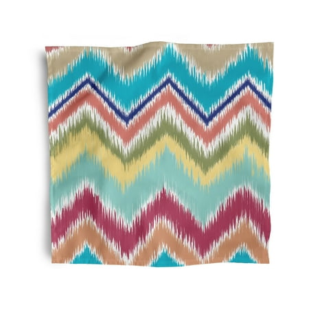 

Simply Daisy 18 x 18 Turquoise Chevron Rug Napkins Set of 4