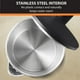thumbnail image 4 of Hervidor eléctrico KRUPS 1.5L de acero inoxidable Cool Touch, 4 of 7