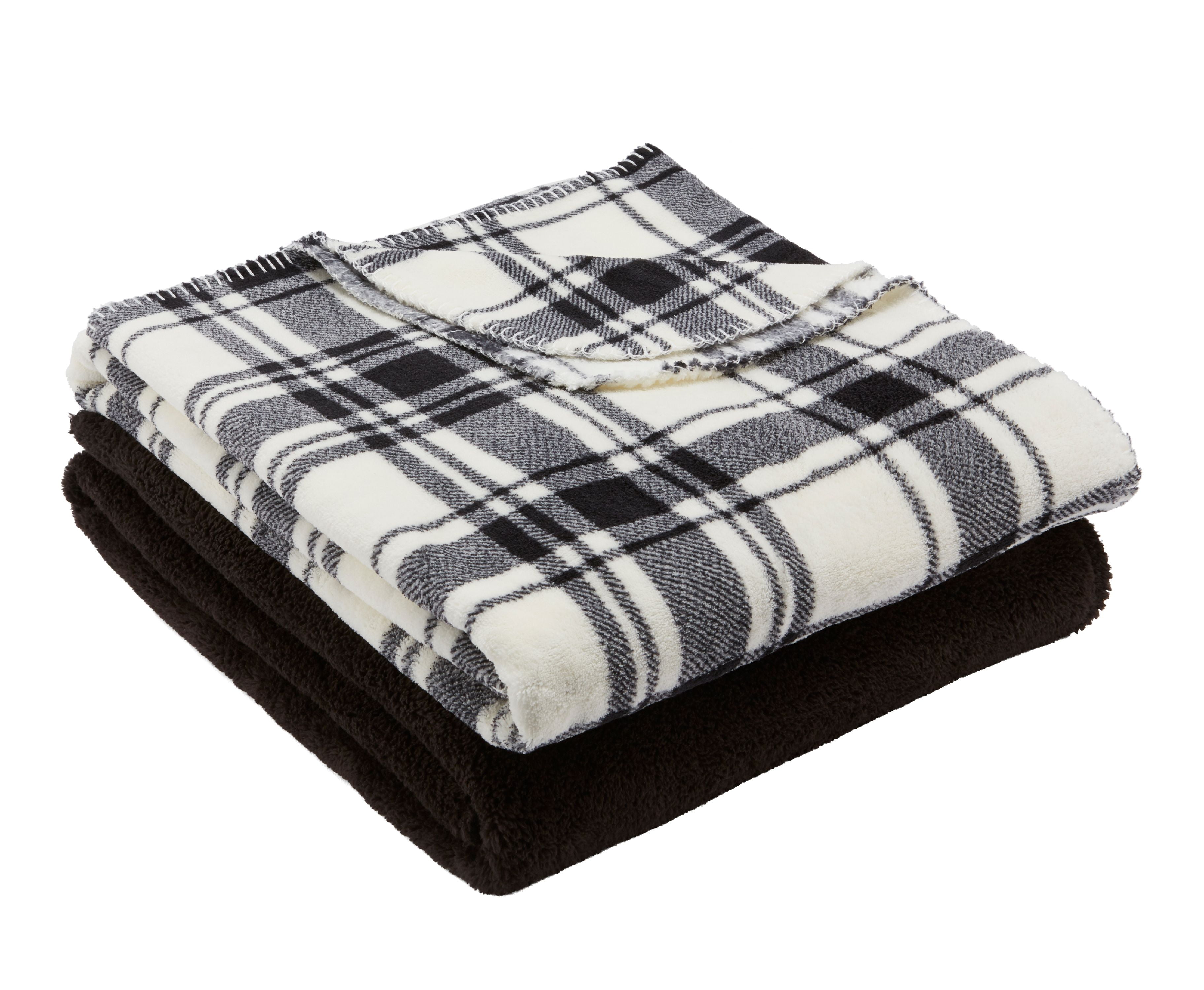 Mainstays Fleece Plush Throw Blanket 50 X 60