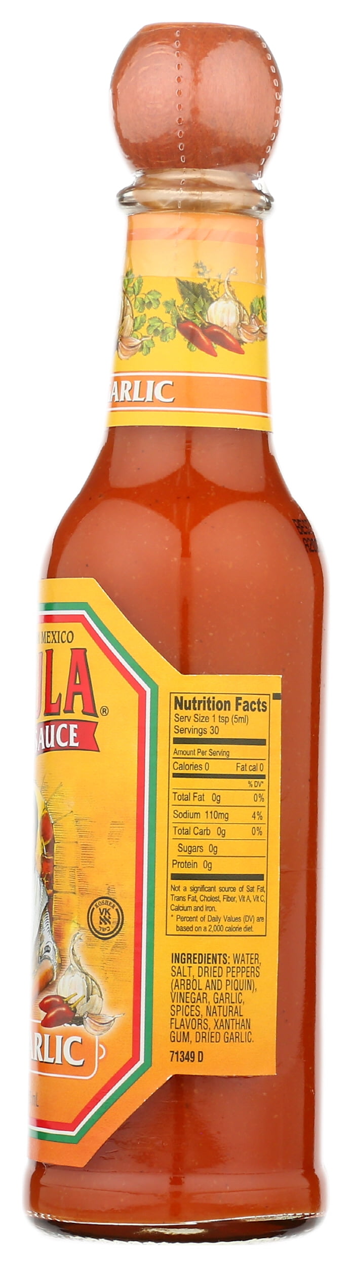 Pack of 12, Cholula Chili Garlic Hot Sauce, 5 oz