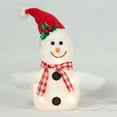 thumbnail image 3 of Everstar Set Of 3 Plush Snowman Family Sculpture, White, 3 of 5