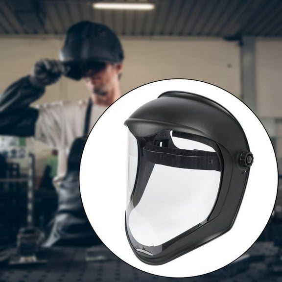 colaxi Anti Fog Full Face Face Cover Multipurpose Transparent Visor Guard for Working Weeds Whacking Gardening Cutting