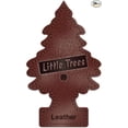 thumbnail image 3 of 8 Pack Car Freshner 32290 Little Trees Air Freshener Leather Scent - 3 Trees per Package, 3 of 4