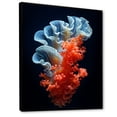 thumbnail image 2 of Designart "Expressive Colors In Coral Reef I" Coastal Coral Under Water Floater Framed Canvas Art Print, 2 of 5