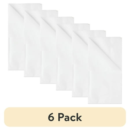 (6 pack) White Tissue Paper 12 Count by Way To Celebrate