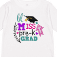 thumbnail image 4 of Inktastic Lil Miss Pre-k Grad with Arrows Girls Long Sleeve Toddler T-Shirt, 4 of 5
