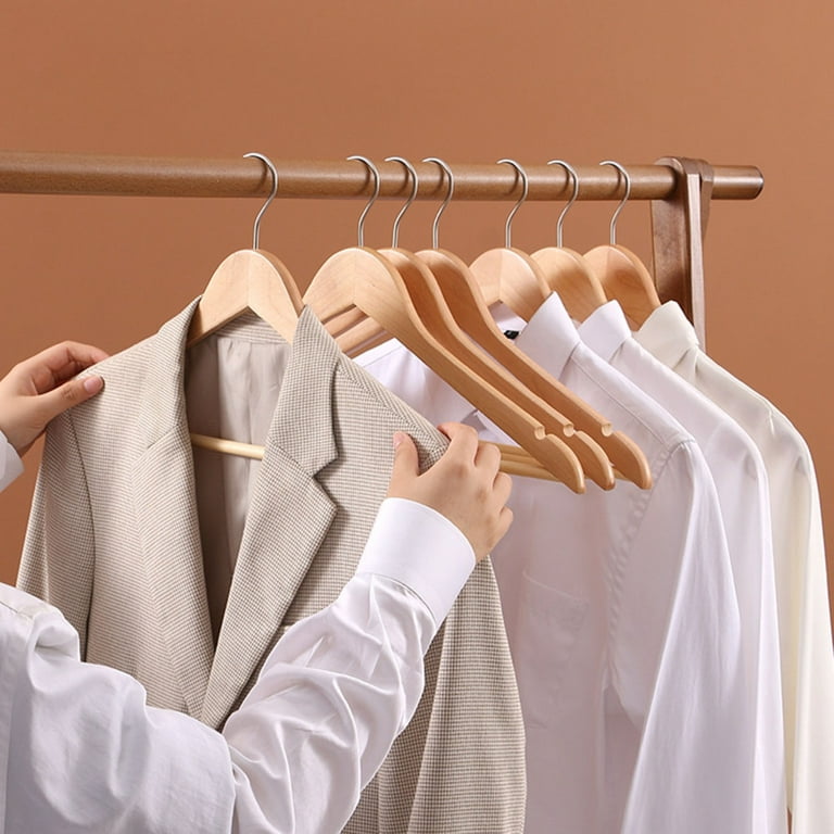 Coat Hanger Curved Shoulder Design Hanger Durable Non-slip Wide Shoulder  Hangers Organize Clothes Effortlessly