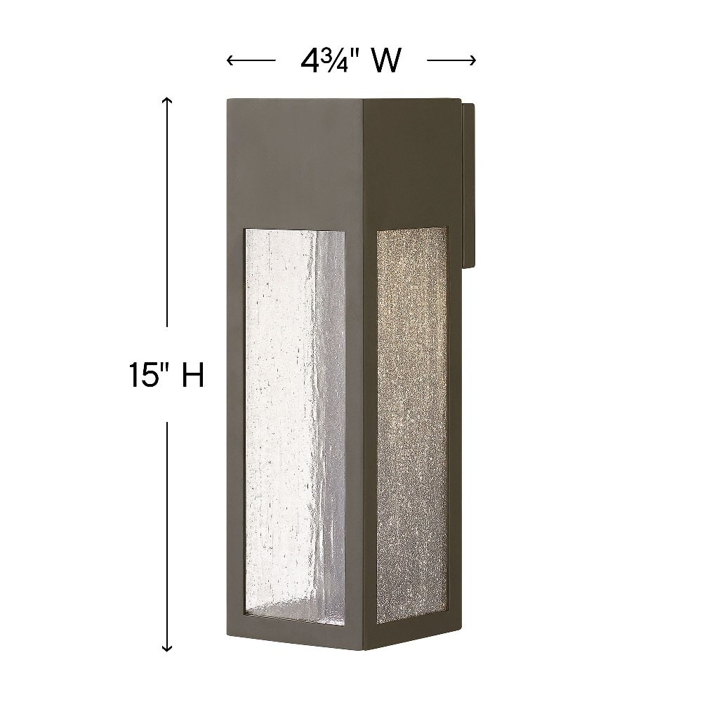 Hinkley Lighting - One Light Wall Mount - Rook - 6.5W 1 LED Large Outdoor Wall - image 2 of 4