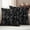 Black, variant on Sage Green Botanical Outdoor Waterproof Throw Pillow Covers 20x12 Set of 2, Vintage Floral Plants Branch Decorative Pillowcases Cushion Pillowcase for Couch Sofa Patio Outside Pillow Protector