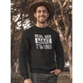 thumbnail image 2 of Real Men Make Twins, Cool Design Sweatshirt Men -GoatDeals Designs, Male Medium, 2 of 4
