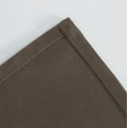 thumbnail image 6 of Bedroom Thermal Blackout Curtains Drapery Panels Sets, Three Pass Microfiber Thermal Insulated Solid Ring Top Blackout Window Curtains/Drapes (Brown, 2 Panels, 29 x 18 inch), 6 of 8